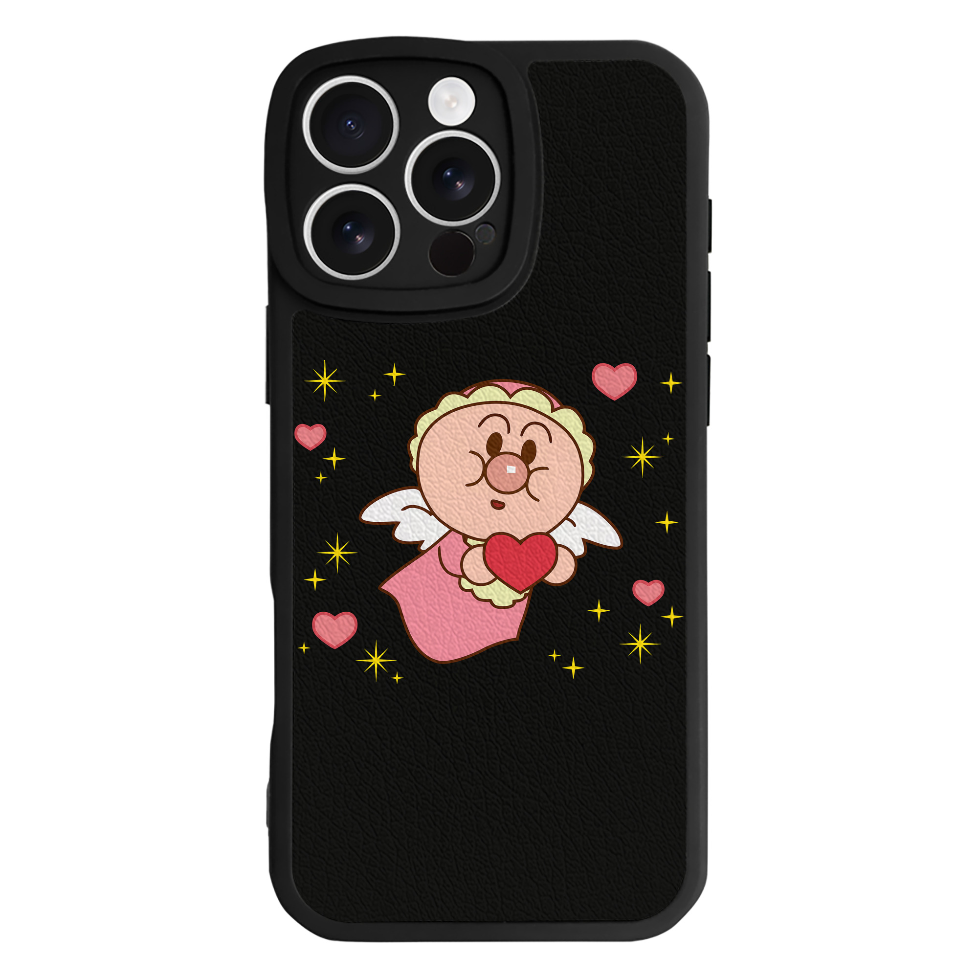 （画像用） アンパンマン Anpanman 【iPhone 16シリーズ対応】シリコンスマホケース（レザー調） 材質：シリコン